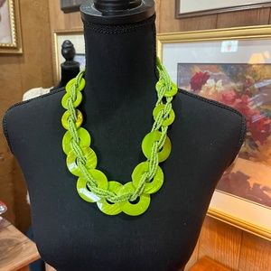 Vintage green necklace